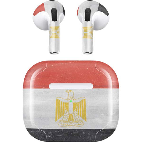 Egypt Flag Distressed Apple AirPods (3rd Gen 2021) Skin